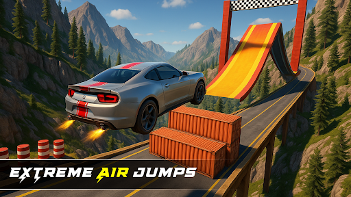 Mega Ramp Car Stunt Racing ekran görüntüsü