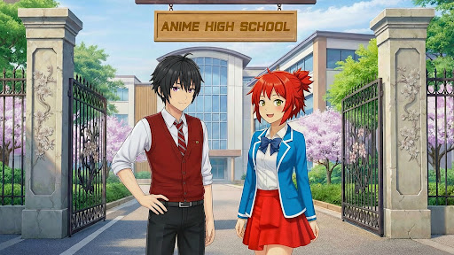 Anime High School Girl 2026 ekran görüntüsü