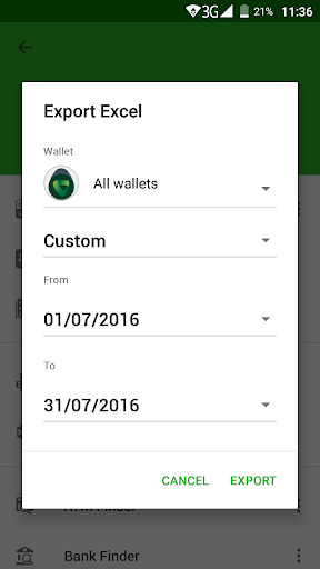 Money Lover Export Tool: CSV a ekran görüntüsü