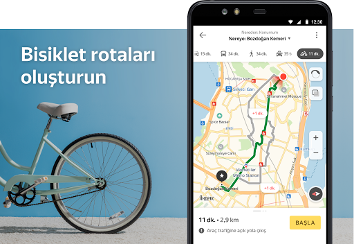 Yandex Maps ve Navigasyon ekran görüntüsü