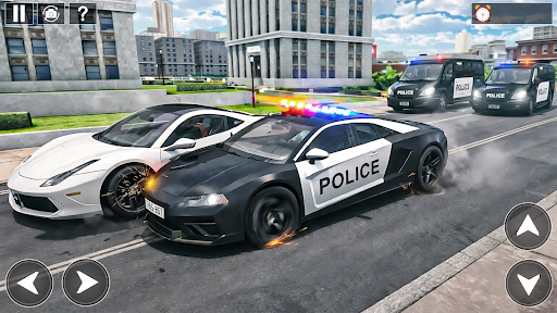 Police Car Chase Car Simulator ekran görüntüsü