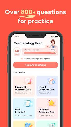 Cosmetology Exam Practice 2026 ekran görüntüsü