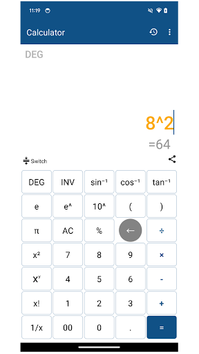 Instant Calculator:Scientific ekran görüntüsü