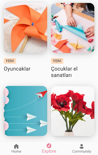 Kağıt El Sanatlarını ekran görüntüsü