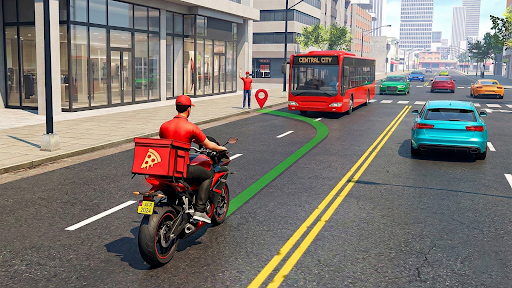 Delivery Boy: Bike Racing Game ekran görüntüsü