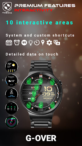 G-Over Watch Face ekran görüntüsü