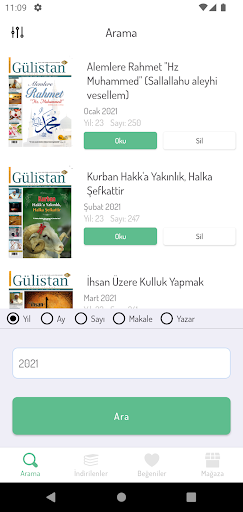 Gülistan Dergisi ekran görüntüsü