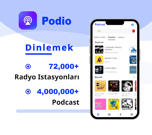 Podcast & Canlı Radyo FM Dinle ekran görüntüsü