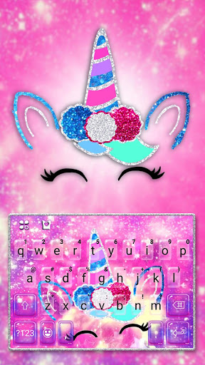 Glitter Unicorn2 Tema ekran görüntüsü