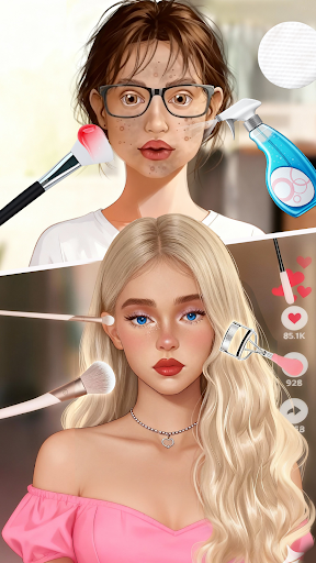 ASMR Makeup Skincare Games ekran görüntüsü