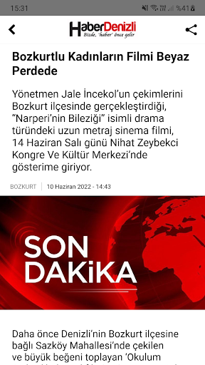 Haber Denizli ekran görüntüsü