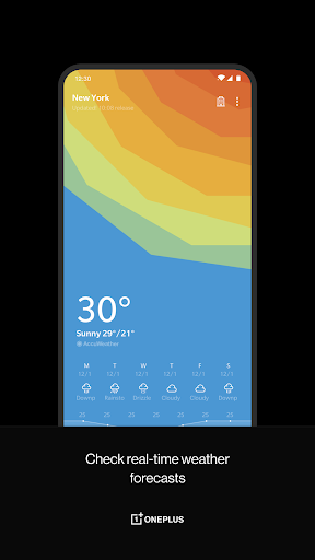 OnePlus Weather ekran görüntüsü