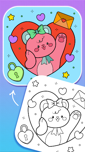 Coloring Book: Art Paint Game ekran görüntüsü