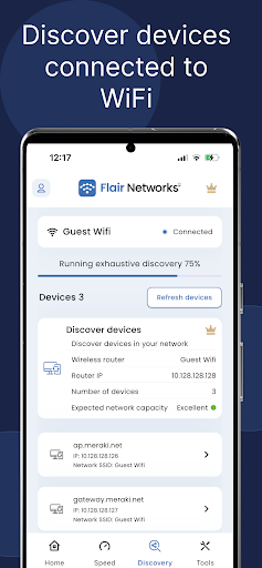 Flair WiFi Analyzer ekran görüntüsü