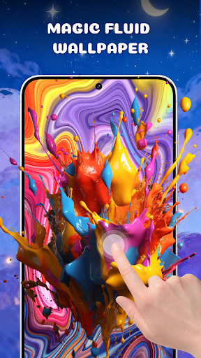 Fluid Magic: Live Wallpaper 4D ekran görüntüsü