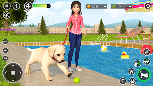 Dog Simulator Pet Dog Games 3D ekran görüntüsü