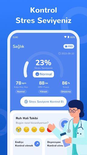 Nabız Monitörü ve İzleyici ekran görüntüsü