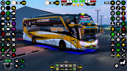 Public Coach Bus Driving Game ekran görüntüsü