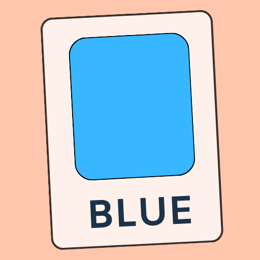 Color flashcard for kids