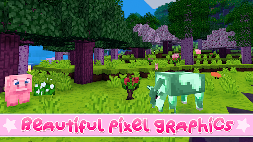 Kawaii World - Craft and Build ekran görüntüsü