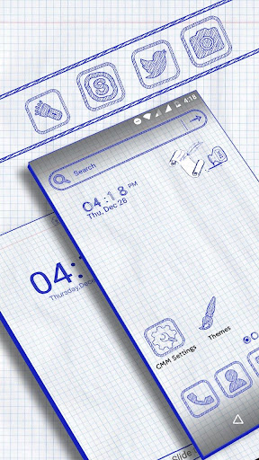 Sketch Launcher Theme ekran görüntüsü