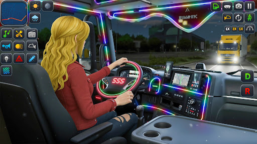 City Transport Truck Game 3D ekran görüntüsü