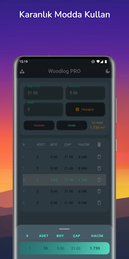 Woodlog Pro ekran görüntüsü
