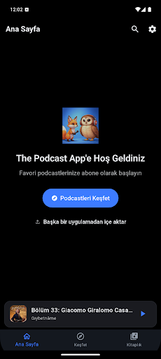 Podcast Uygulaması ekran görüntüsü