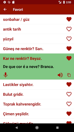 Portekizce öğren ekran görüntüsü