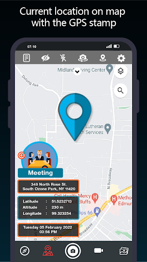 Akıllı GPS Kamera - Timestamp ekran görüntüsü