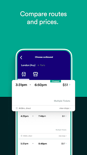 Trainline: Train travel Europe ekran görüntüsü