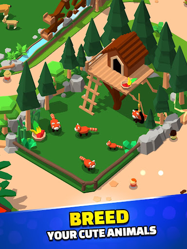 Idle Zoo Tycoon 3D - Animal Pa ekran görüntüsü