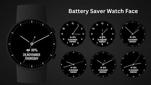Battery Saver Watch Face ekran görüntüsü