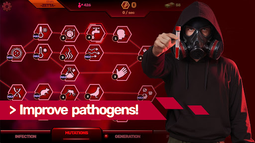 Patient Zero: virüs oyunu ekran görüntüsü