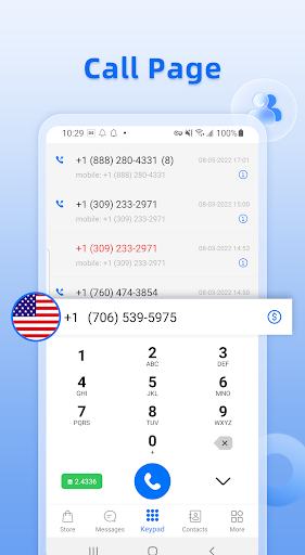 Call Now - Privacy number ekran görüntüsü
