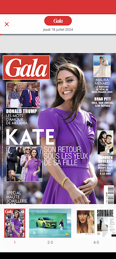 Gala le magazine ekran görüntüsü