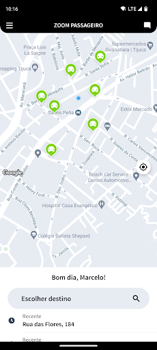 Zoom Passageiro ekran görüntüsü