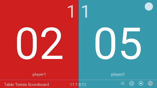 Table Tennis Scoreboard ekran görüntüsü