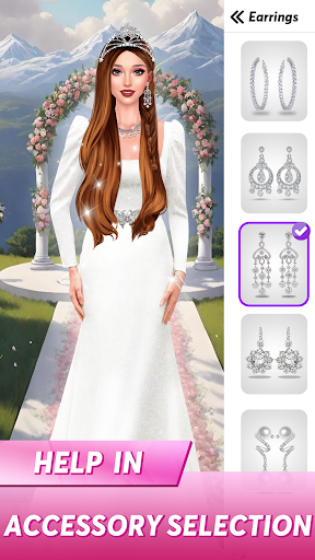 Bridal Dress Up Wedding Games ekran görüntüsü