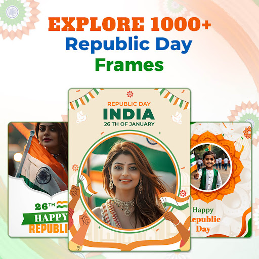 Republic Day Frames Editor ekran görüntüsü