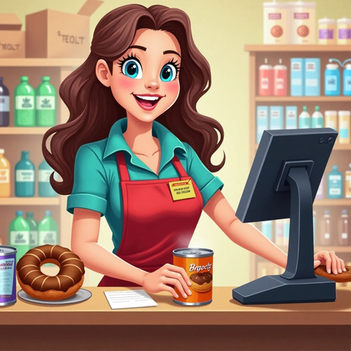Mart Store Master Cashier Game