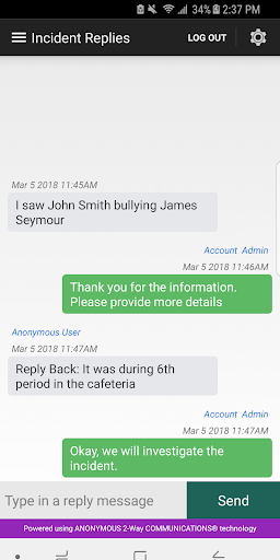 Anonymous Alerts Incident MGT ekran görüntüsü