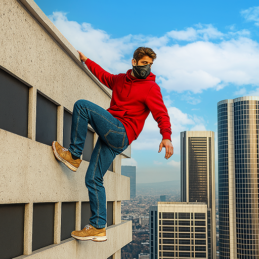 Going Up Parkour Rooftop Games