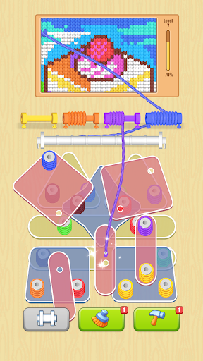 Knit Sort: Yarn Puzzle ekran görüntüsü
