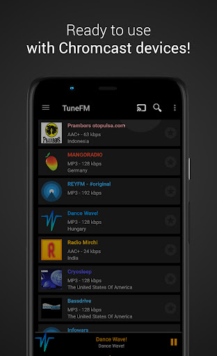 TuneFM - Radyo Oynatıcı ekran görüntüsü