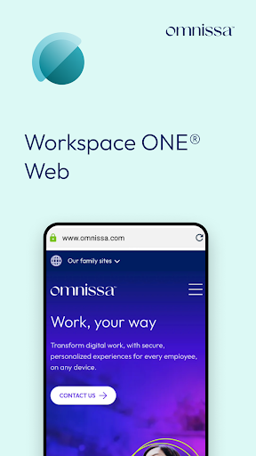 Web - Workspace ONE ekran görüntüsü