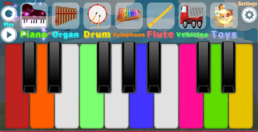 Kids Piano ekran görüntüsü