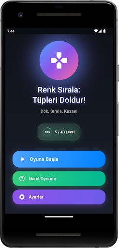 Renk Sırala: Tüpleri Doldur! ekran görüntüsü