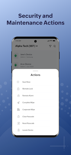Mobile Device Manager Plus MSP ekran görüntüsü