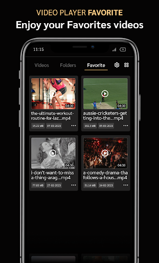 Video Player ekran görüntüsü